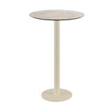 Urban mange-debout avec piètement sable + plateau HPL Moonstone Ø70 cm - VEBA - 1 pcs