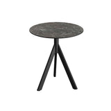 Infinity Tripod table de bistrot avec piètement noir + plateau HPL Galaxy Marble Ø70 cm - VEBA - 1 pcs