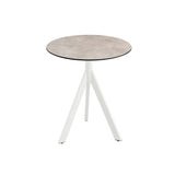Infinity Tripod table de bistrot avec piètement blanc + plateau HPL Moonstone Ø70 cm - VEBA - 1 pcs