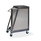 Chariot de transport pour 5 tables de travail pliantes en inox SOLID200 - VEBA - 1 pcs
