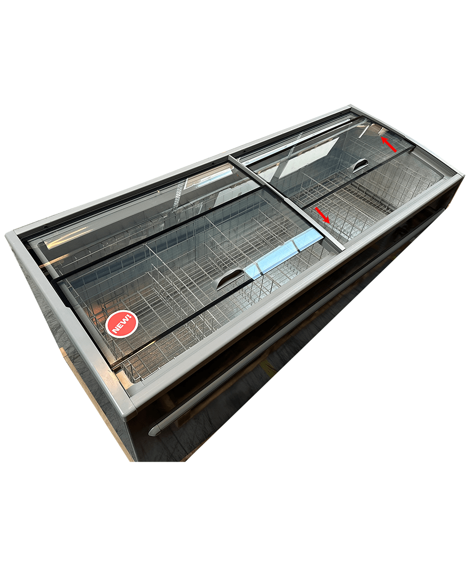 CONGÉLATEUR BAHUT POUR SUPERMARCHÉ 1450 DÉGIVRAGE AUTOMATIQUE - 7455.2665 - COMBISTEEL