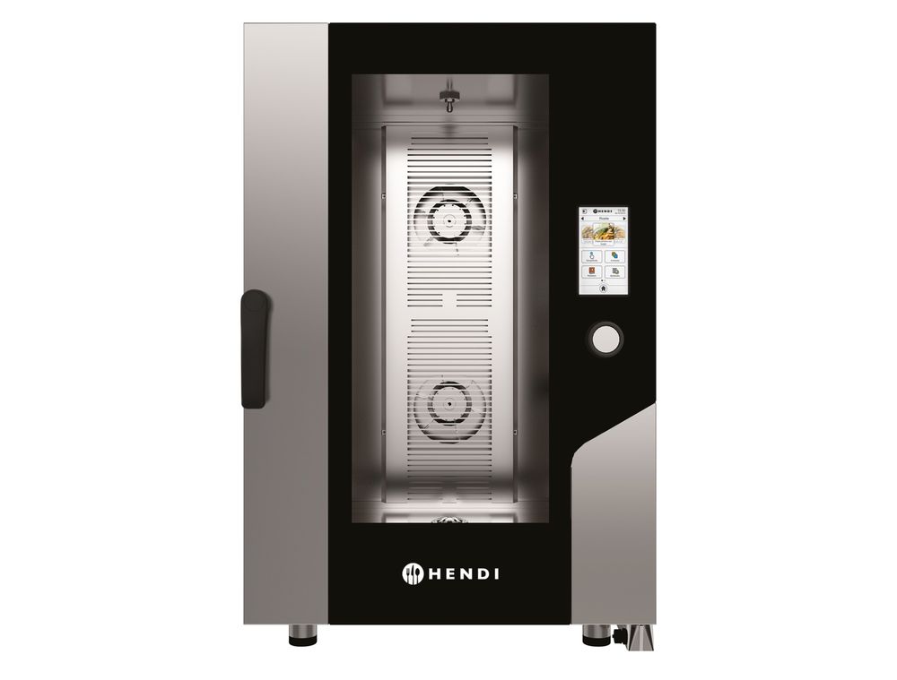 Four mixte – Touch 11x GN 1/1, électrique, avec vapeur directe et écran tactile - HENDI