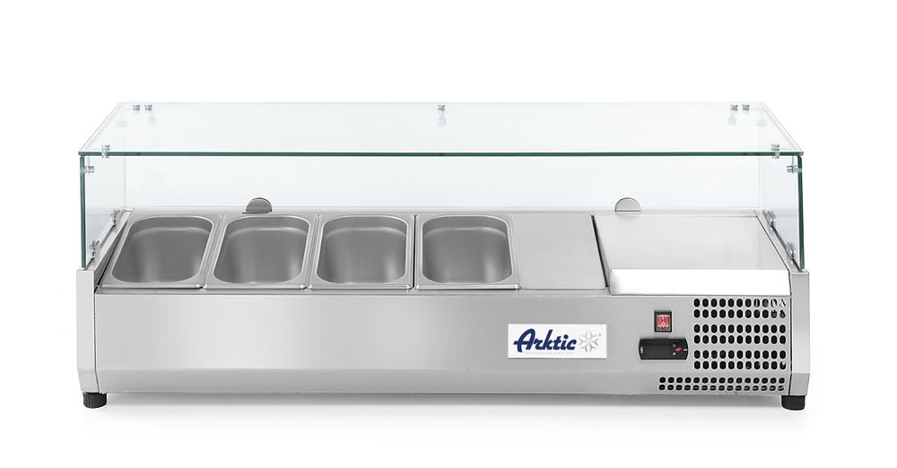 4x GN 1/3, 1208x400x(H)456mm