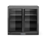 Arrière de bar avec doubles portes coulissantes - HENDI