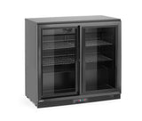 Arrière de bar avec doubles portes coulissantes - HENDI