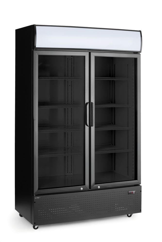 Armoire réfrigérée avec caisson lumineux, double porte - HENDI