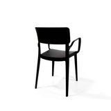 Wing - Chaise empilable avec accoudoirs en polypropylène - VEBA - 1 pcs