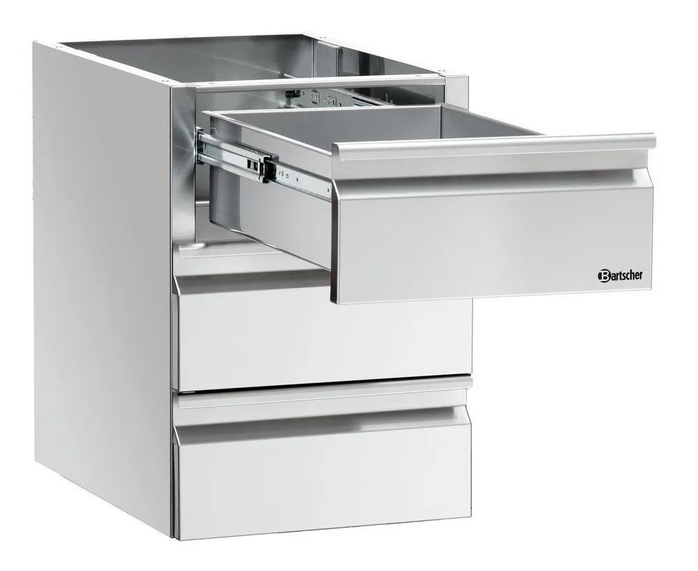 Colonne de tiroirs 3 x GN 1/1, table - BARTSCHER - 315307