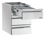 Colonne de tiroirs 3 x GN 1/1, table - BARTSCHER - 315307