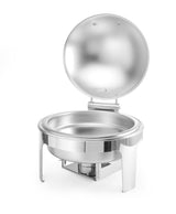Chafing dish rond finition satiné, HENDI, Profi Line, 6L, 465x420x(H)320mm