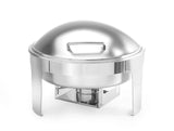 Chafing dish rond finition satiné, HENDI, Profi Line, 6L, 465x420x(H)320mm