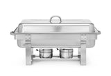 Chafing dish Gastronorme 1/1, HENDI, Kitchen Line, 9L, 600x358x(H)295mm