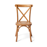 Crossback - Chaise empilable en bois - VEBA - 1 pcs