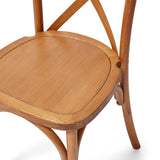 Crossback - Chaise empilable en bois - VEBA - 1 pcs