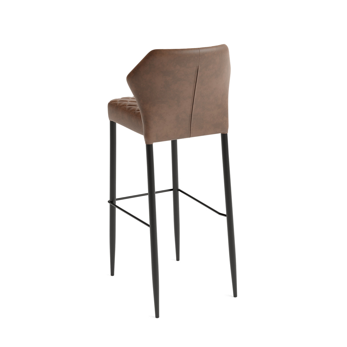 Louis - Tabouret de bar en cuir synthétique - VEBA - 1 pcs