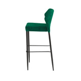 Louis - Tabouret de bar en velours - VEBA - 1 pcs