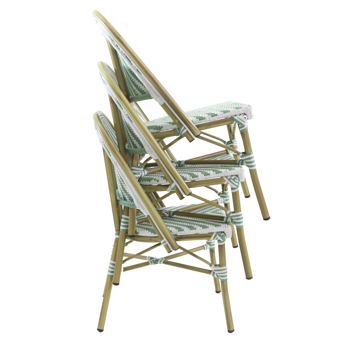 Paris - Chaise de bistrot en rotin - VEBA - 1 pcs