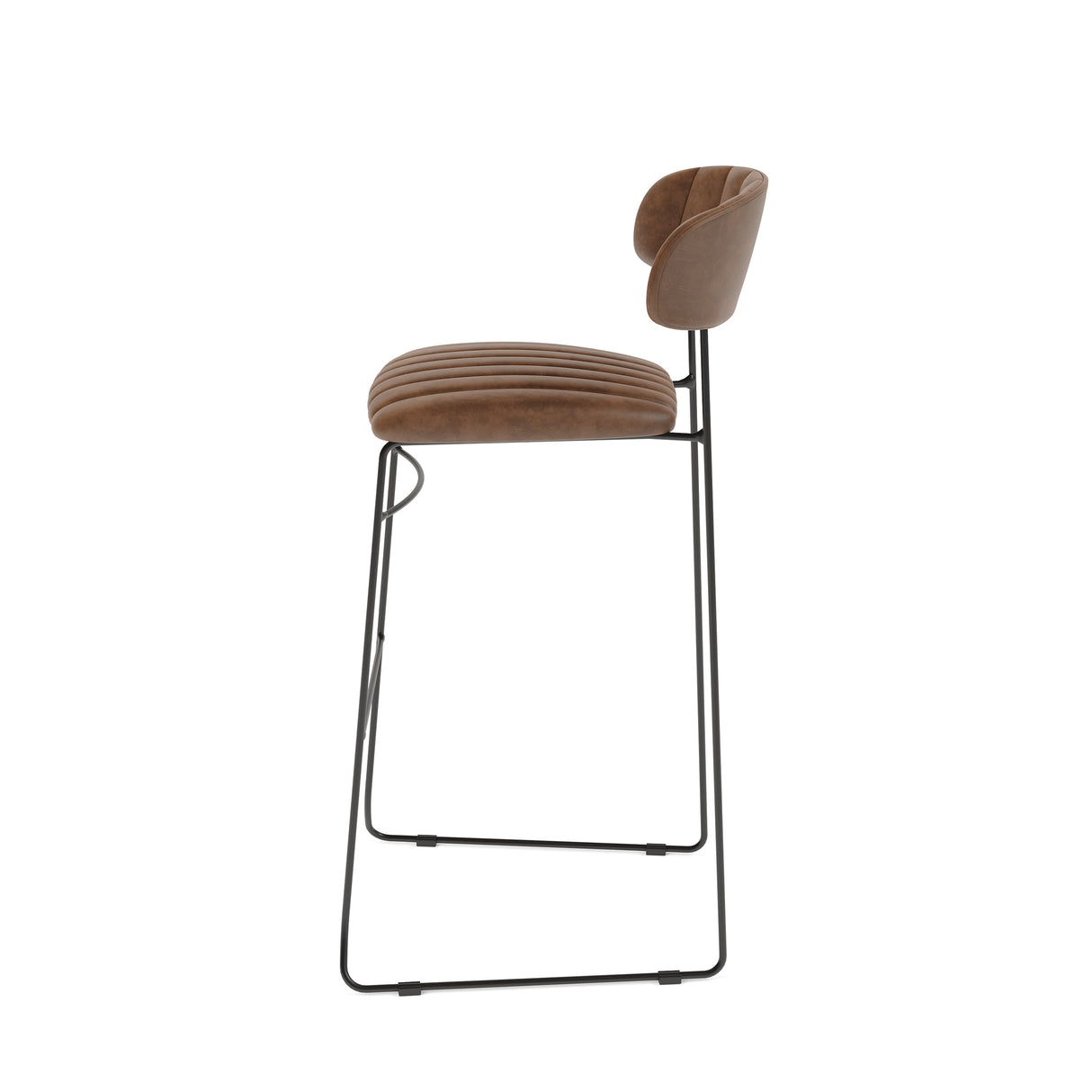 Mundo - Tabouret de bar en cuir synthétique - VEBA - 1 pcs