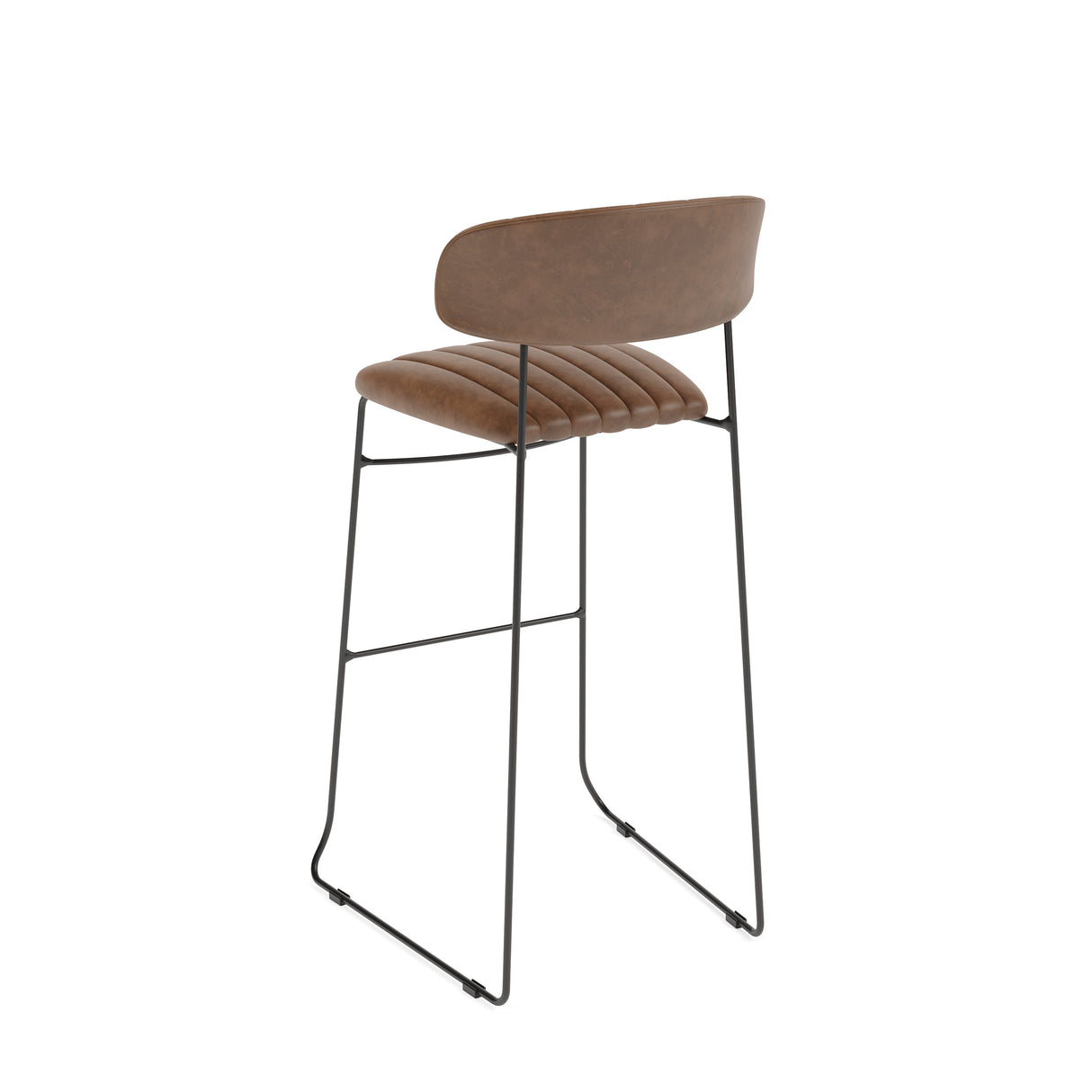 Mundo - Tabouret de bar en cuir synthétique - VEBA - 1 pcs
