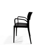 Wing - Chaise empilable avec accoudoirs en polypropylène - VEBA - 1 pcs