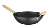 Wok avec manche en bois - HENDI