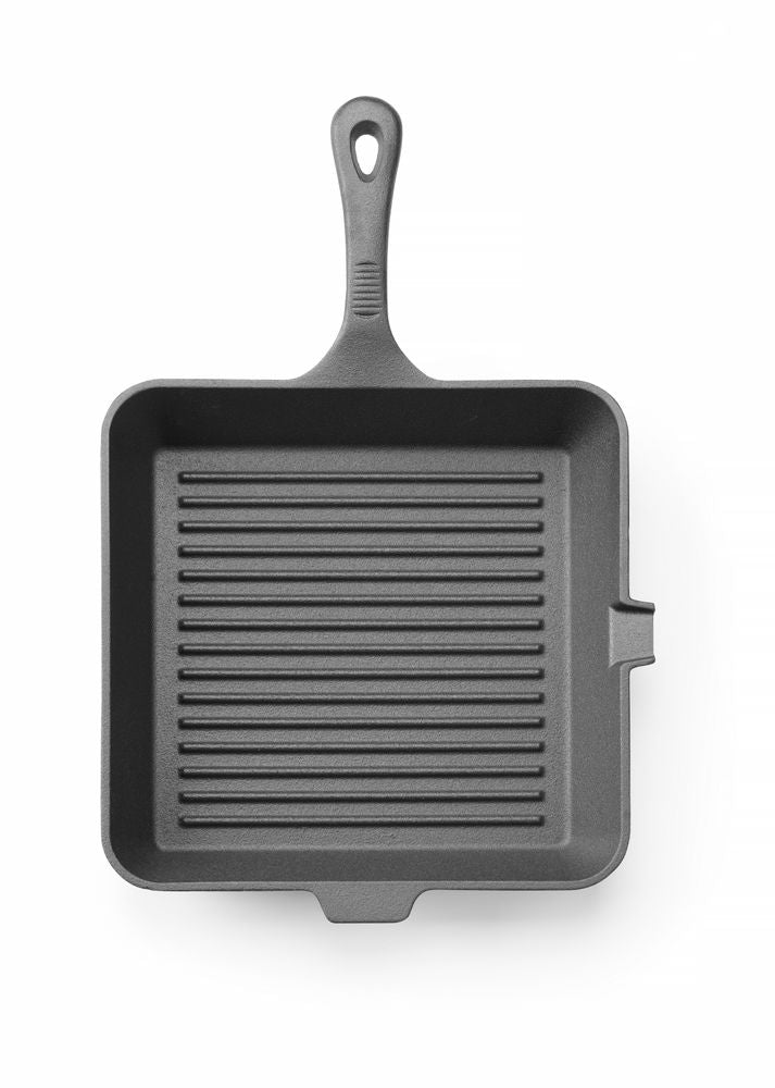 Poêle à griller en fonte - HENDI