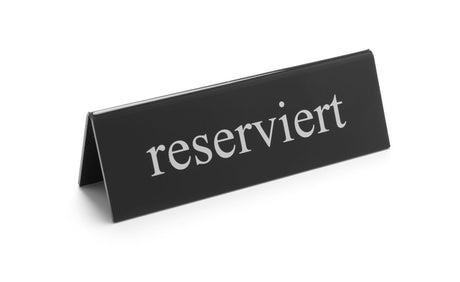 reserviert