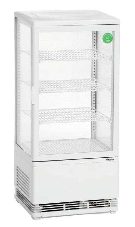 Mini vitrine réfrigérée 78 L, blanche - BARTSCHER - 700578G