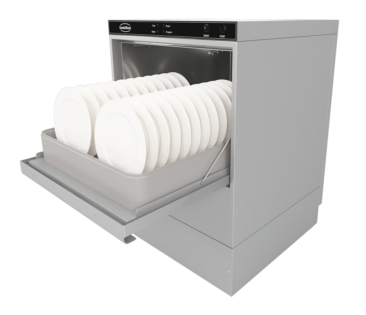 LAVE-VAISELLE CHARGEMENT PAR L'AVANT ENT 500-230 DP   AVEC POMPE D'ÉCOULEMENT - 7082.0050 - COMBISTEEL