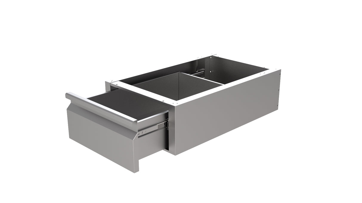 BLOC DE TIROIRS 1 TIROIR POUR TABLE 700 - 7333.0176 - COMBISTEEL