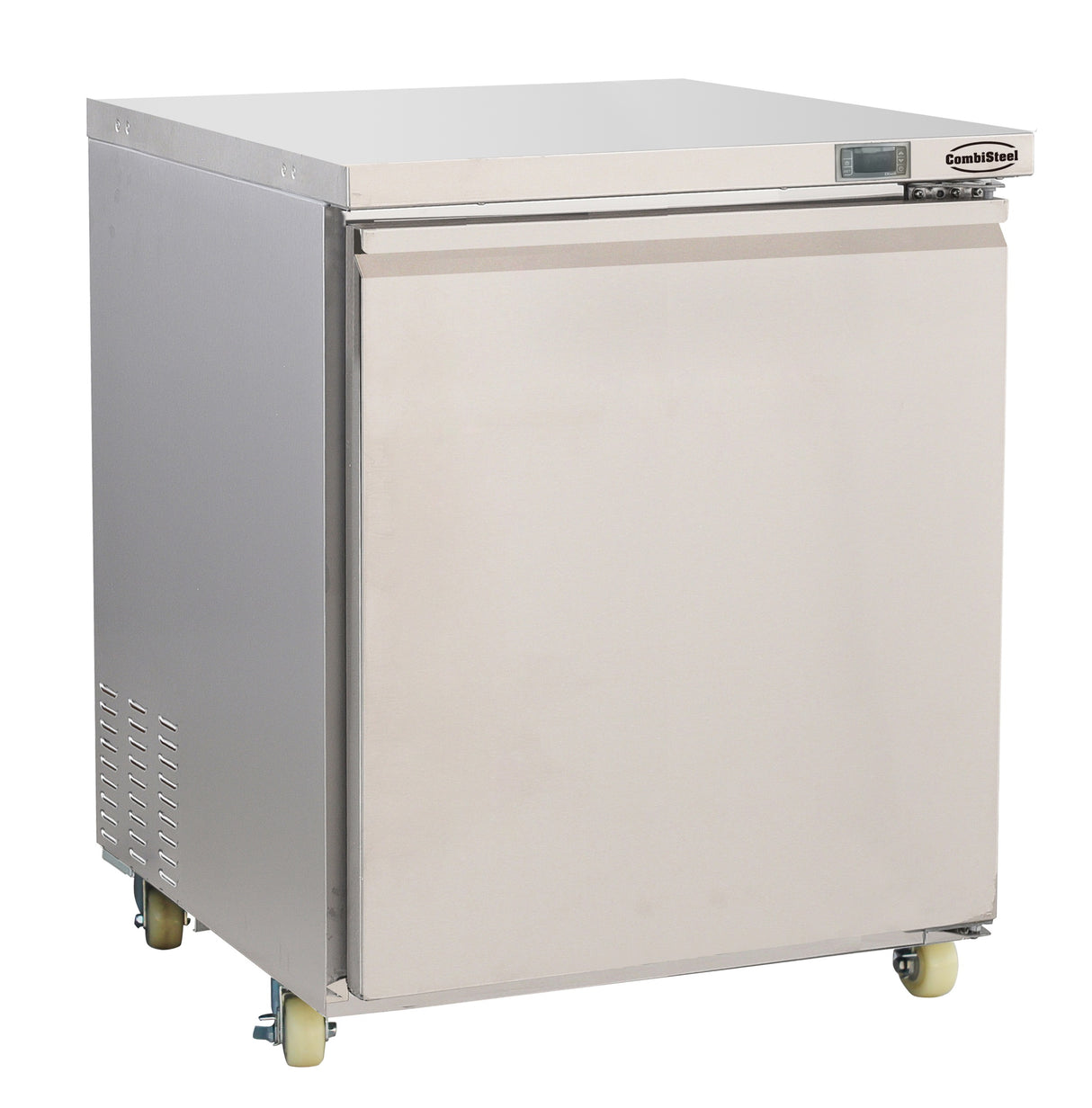 RÉFRIGÉRATEUR/CONGÉLATEUR EN ACIER INOX COMMUTABLE 1 PORTE - 7450.0260 - COMBISTEEL
