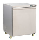 RÉFRIGÉRATEUR/CONGÉLATEUR EN ACIER INOX COMMUTABLE 1 PORTE - 7450.0260 - COMBISTEEL