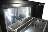 ARRIÈRE BAR RÉFRIGÉRÉE NOIR 3 PORTES ET 2 TIROIRS  *TRANSPORT SUR DEMANDE* - 7450.0326 - COMBISTEEL