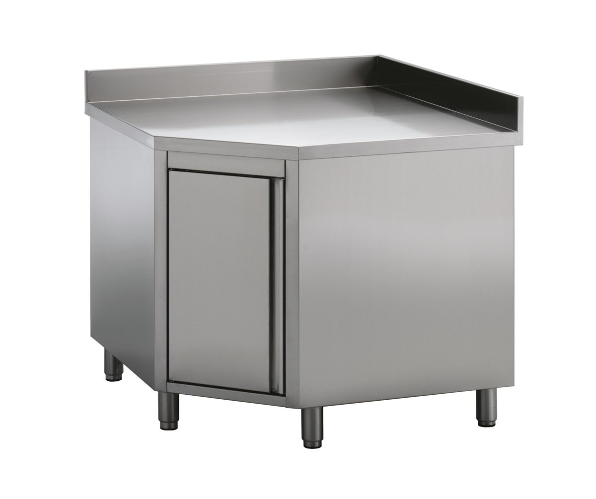 PLAN DE TRAVAIL ANGLE AVEC PORTE - 7452.3000 - COMBISTEEL