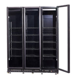 RÉFRIGÉRATEUR 3 PORTES EN VERRE NOIR NAP-1200  *TRANSPORT SUR DEMANDE*  - 7455.1920 - COMBISTEEL