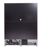 RÉFRIGÉRATEUR 3 PORTES EN VERRE NOIR NAP-1200 HT - AVEC PORTE CHAUFFANTE - 7455.1925 - COMBISTEEL