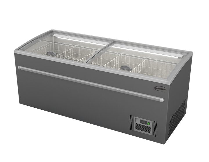 CONGÉLATEUR BAHUT POUR SUPERMARCHÉ GRIS 2100 DÉGIVRAGE AUTOMATIQUE - 7455.2670 - COMBISTEEL