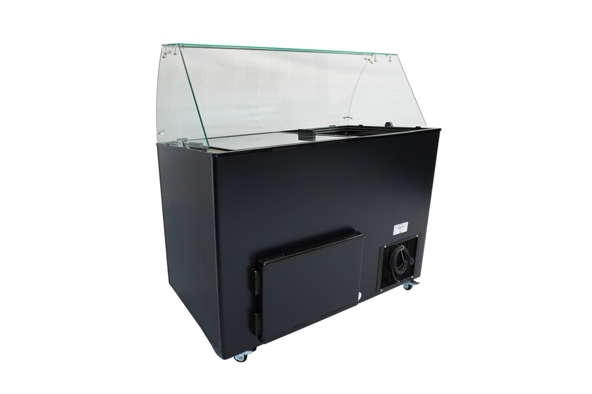 VITRINE À CREME GLACÉE JAVA NOIR 8x5 LTR - 7472.0129 - COMBISTEEL