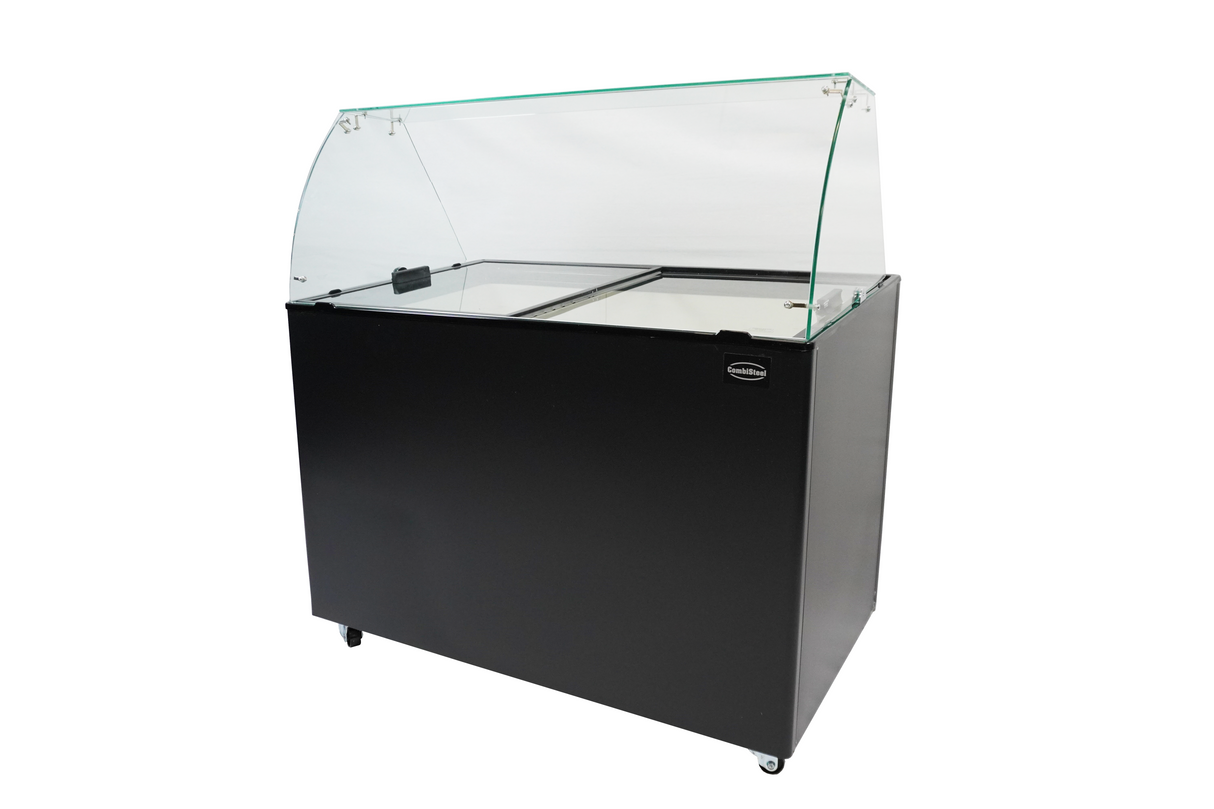 VITRINE À CREME GLACÉE JAVA NOIR 8x5 LTR - 7472.0129 - COMBISTEEL
