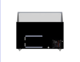 VITRINE À CREME GLACÉE TENERIFE NOIR 10X5 LTR - 7472.0134 - COMBISTEEL
