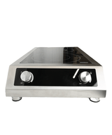 PLAQUE INDUCTION POSABLE 2 ZONES  CONVIENT UNIQUEMENT AUX POÊLES À INDUCTION - 7505.0075 - COMBISTEEL