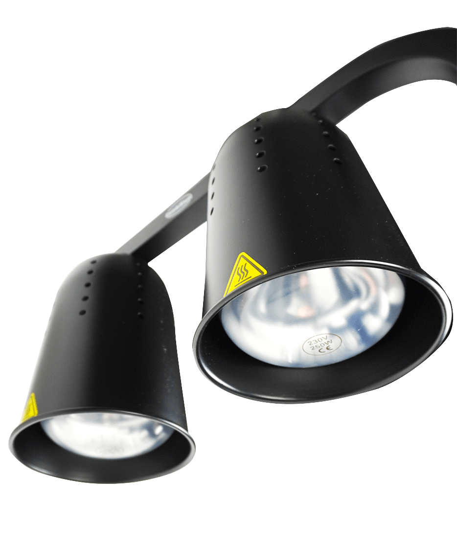 LAMPE CHAUFFANT NOIRE - 7518.0170 - COMBISTEEL