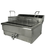 FRITEUSE POSABLE ÉLECTRIQUE 25L - AVEC ROBINET DE VIDANGE - 7518.0210 - COMBISTEEL