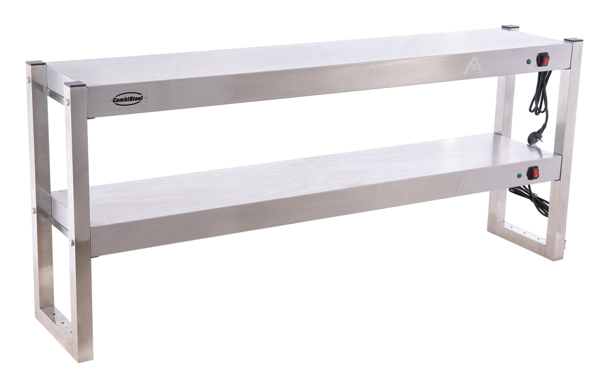 ÉTAGÈRE CHAUFFANTE EN HALOGENE 2 NIVEAUX 1500 DÉMONTABLE - 7539.0055 - COMBISTEEL