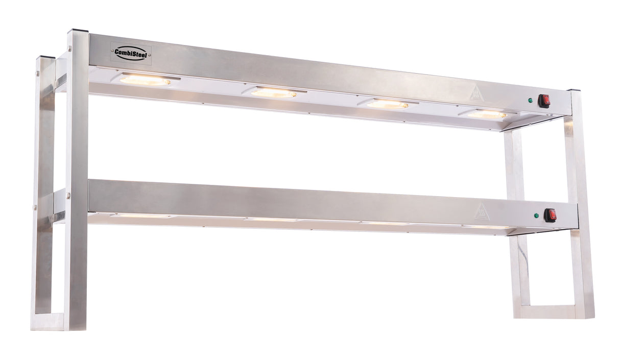 ÉTAGÈRE CHAUFFANTE EN HALOGENE 2 NIVEAUX 1500 DÉMONTABLE - 7539.0055 - COMBISTEEL
