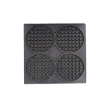 GAUFRIER 4PCS GAUFRES RONDES - 7540.0080 - COMBISTEEL