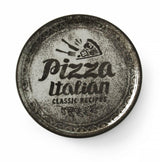 Assiette à pizza Recipe Collection Noir, HENDI, Noir, ø310mm