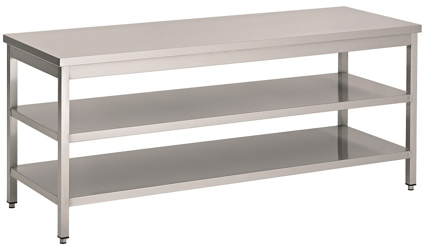 600 PLAN DE TRAVAIL 2 ÉTAGÈRES 700 - 7812.0287 - COMBISTEEL