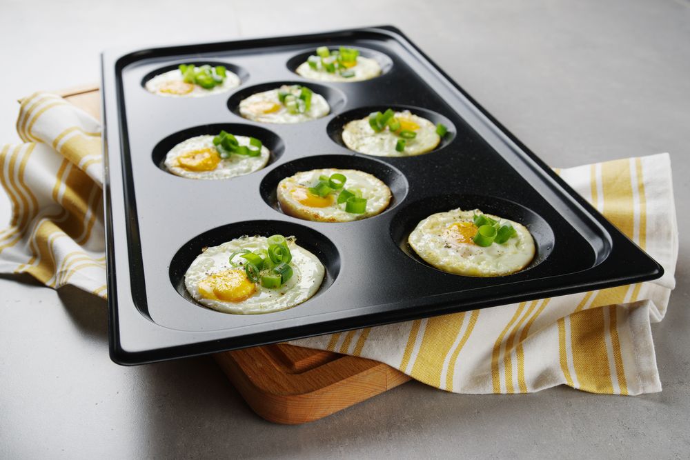 Plateau avec revêtement antiadhésif CONVECTOMAT EGGPLATE - HENDI