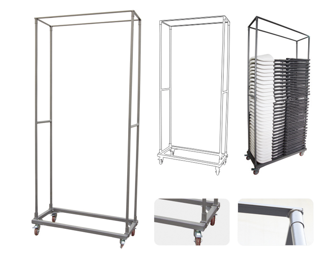 Chariot pour chaises - HENDI